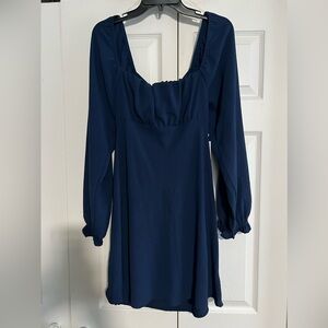 Originality size large open back dress
